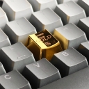Gold Brick Artisan Metal Keycaps for Mechanical Keyboard Personalized Keycaps
